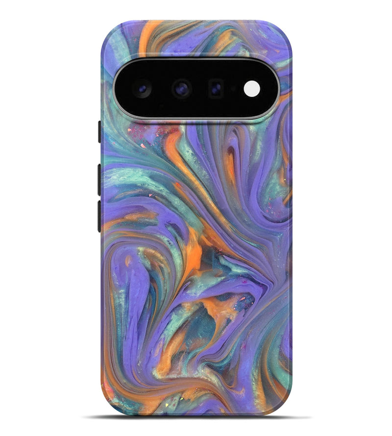 Pixel 11 Pro XL ResinArt Live Edge Phone Case - Brendan (Purple, 818011)