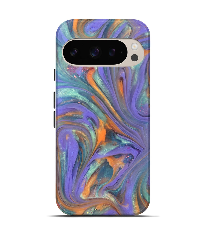 Pixel 9 Pro ResinArt Live Edge Phone Case - Brendan (Purple, 818011)