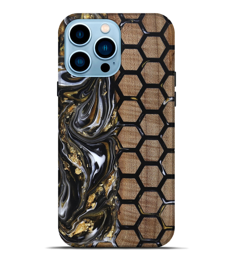 iPhone 14 Pro Max Wood Live Edge Phone Case - Juliet (Pattern, 818013)