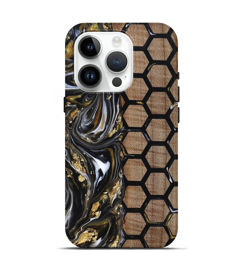 iPhone 15 Pro Wood Live Edge Phone Case - Juliet (Pattern, 818013)