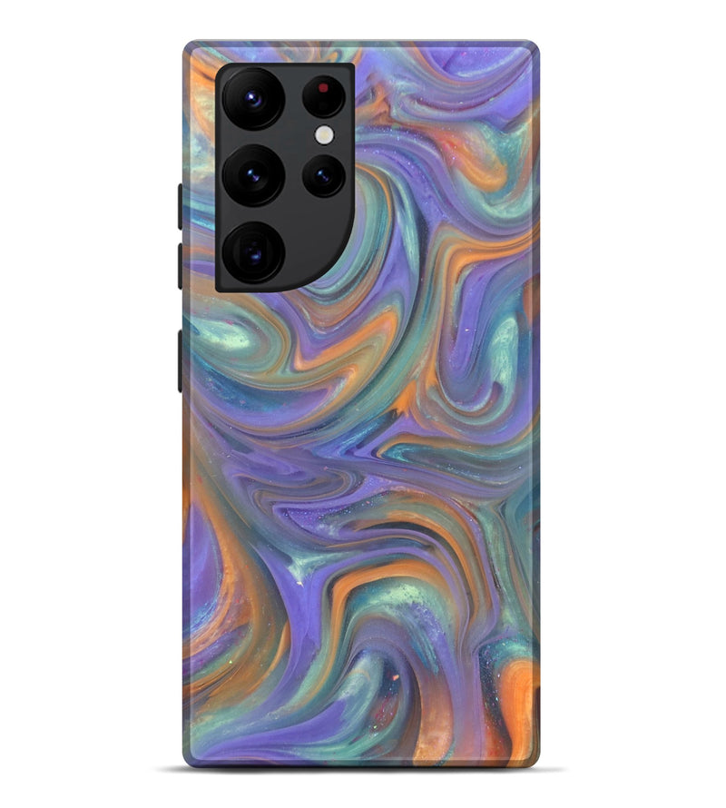 Galaxy S22 Ultra ResinArt Live Edge Phone Case - Joslyn (Purple, 818015)