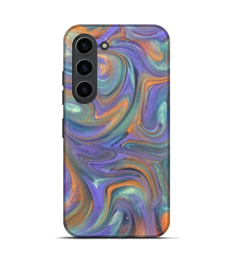 Galaxy S23 ResinArt Live Edge Phone Case - Joslyn (Purple, 818015)