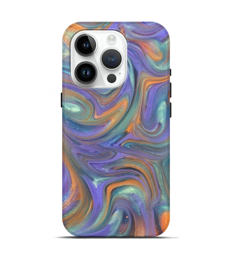 iPhone 15 Pro ResinArt Live Edge Phone Case - Joslyn (Purple, 818015)
