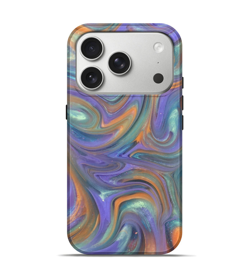 iPhone 17 Pro ResinArt Live Edge Phone Case - Joslyn (Purple, 818015)