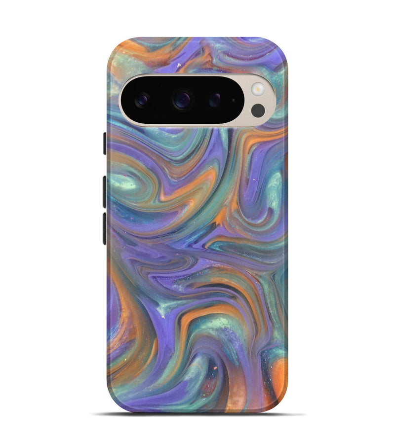 Pixel 9 Pro ResinArt Live Edge Phone Case - Joslyn (Purple, 818015)