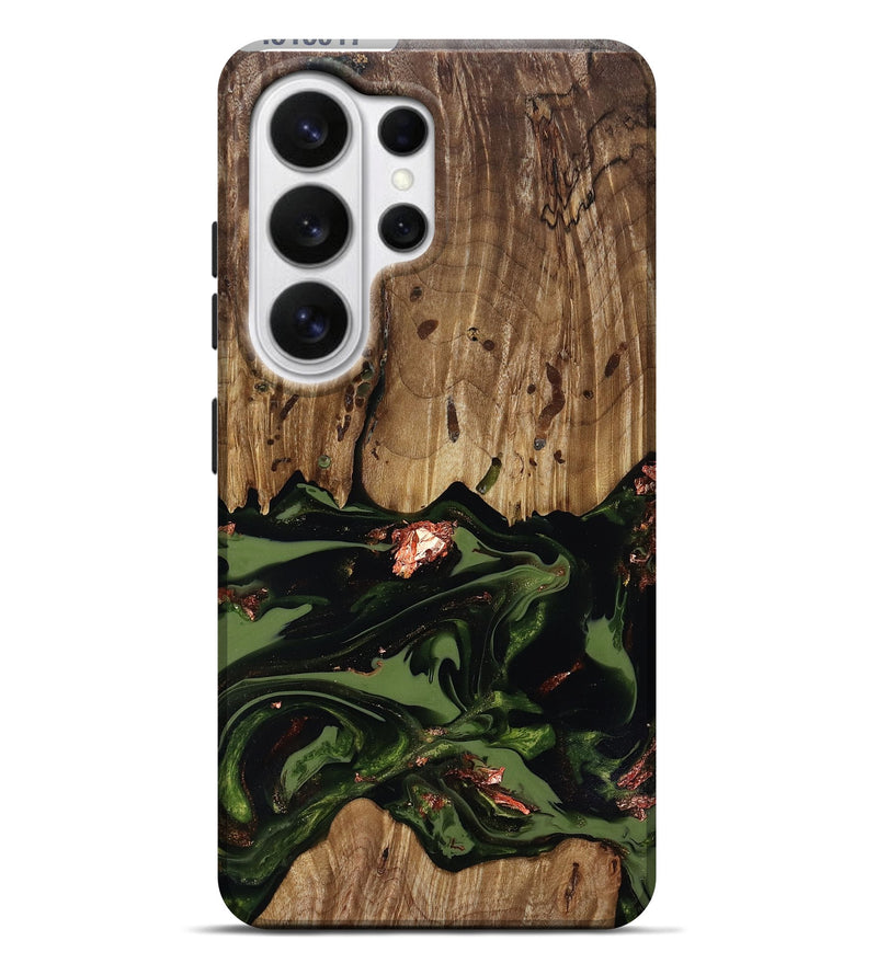 Galaxy S26 Ultra Wood Live Edge Phone Case - Sevyn (Green, 818017)