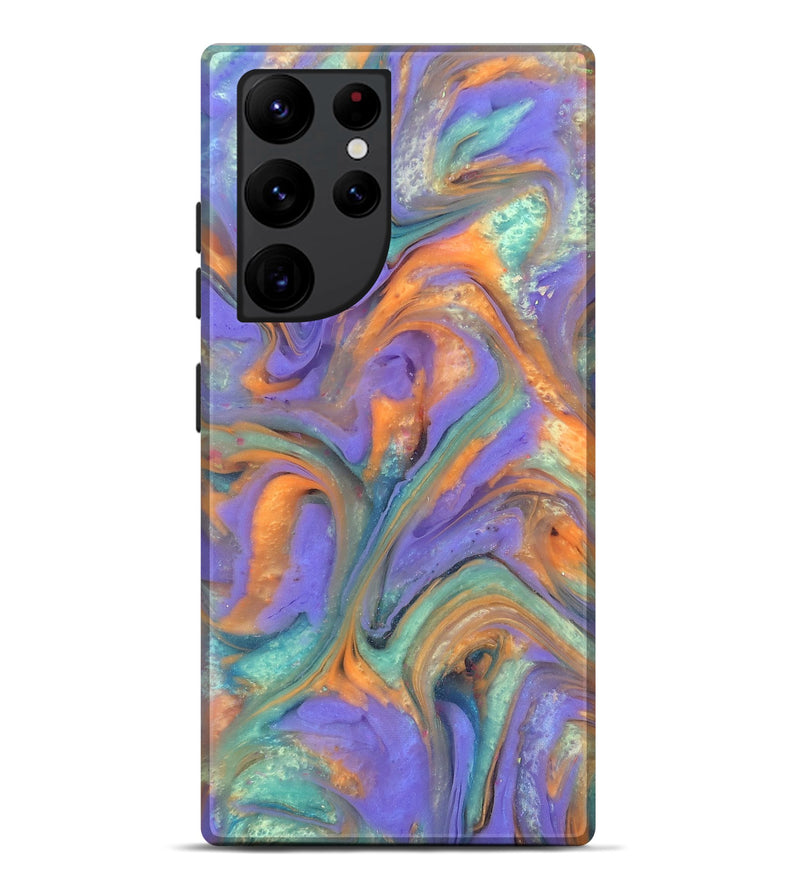 Galaxy S22 Ultra ResinArt Live Edge Phone Case - Danette (Purple, 818018)