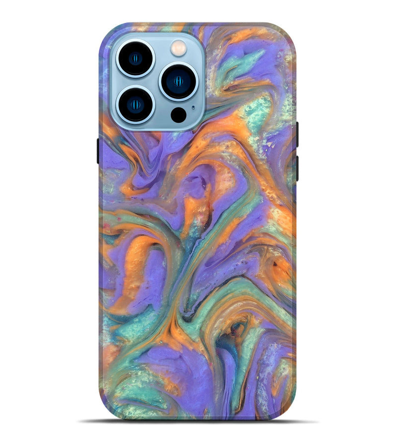 iPhone 14 Pro Max ResinArt Live Edge Phone Case - Danette (Purple, 818018)