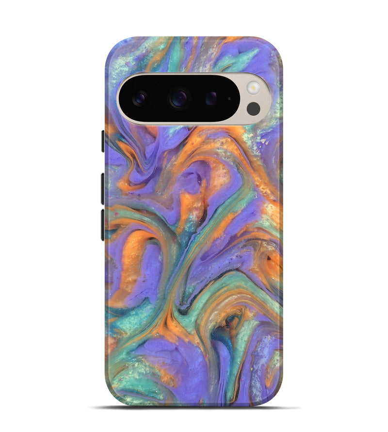 Pixel 9 ResinArt Live Edge Phone Case - Danette (Purple, 818018)