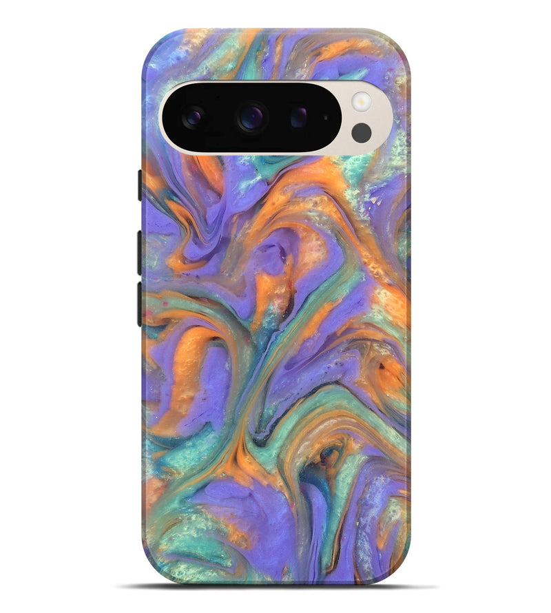 Pixel 9 Pro XL ResinArt Live Edge Phone Case - Danette (Purple, 818018)