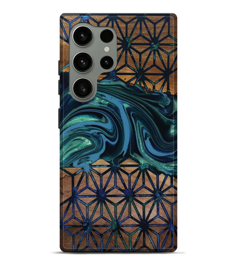 Galaxy S24 Ultra Wood Live Edge Phone Case - Pattie (Pattern, 818019)
