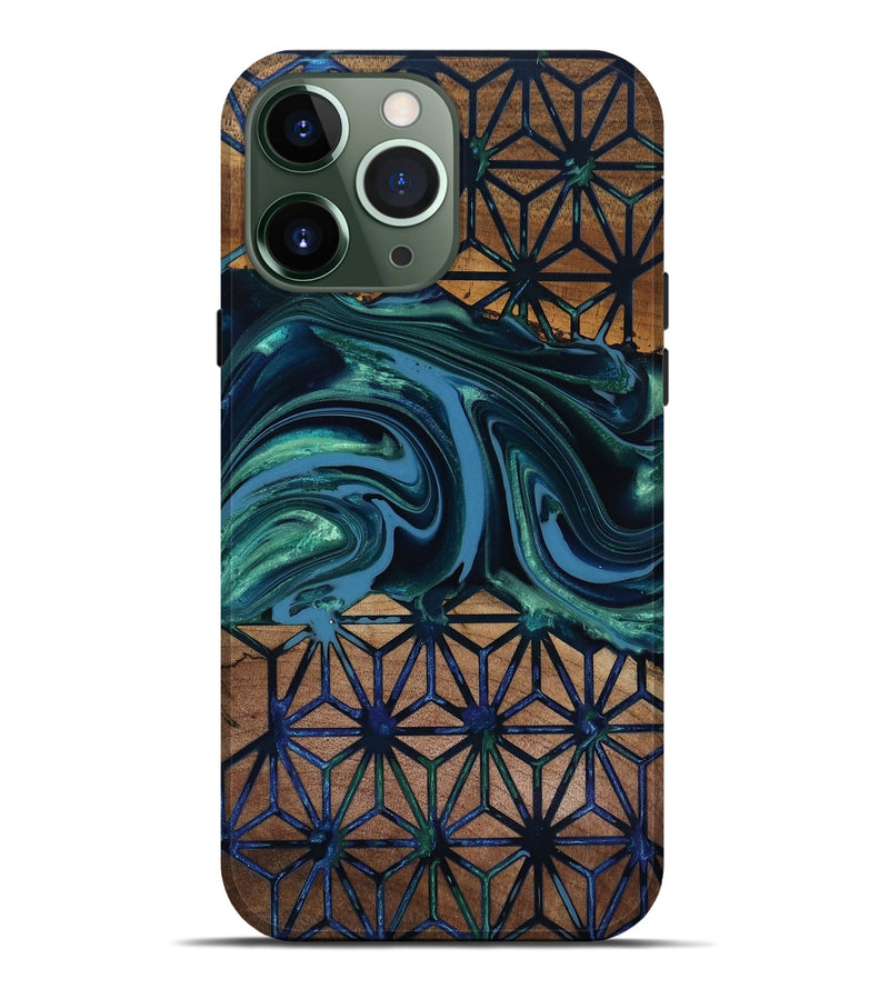 iPhone 13 Pro Max Wood Live Edge Phone Case - Pattie (Pattern, 818019)