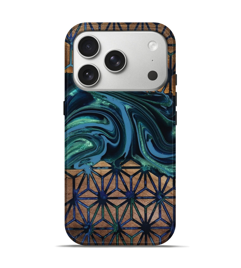 iPhone 17 Pro Wood Live Edge Phone Case - Pattie (Pattern, 818019)