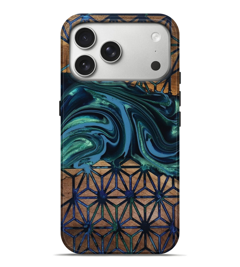 iPhone 17 Pro Max Wood Live Edge Phone Case - Pattie (Pattern, 818019)