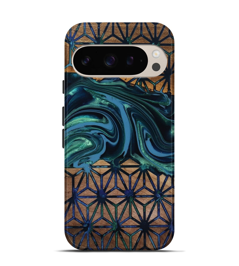 Pixel 9 Pro Wood Live Edge Phone Case - Pattie (Pattern, 818019)