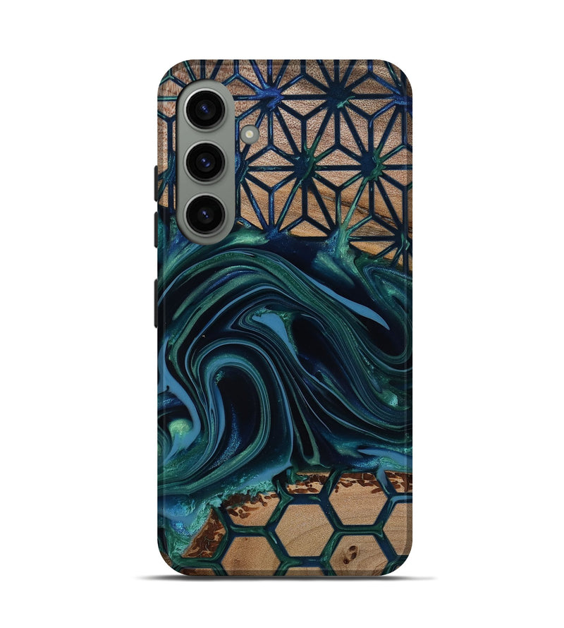 Galaxy S24 Wood Live Edge Phone Case - Rhianna (Pattern, 818020)