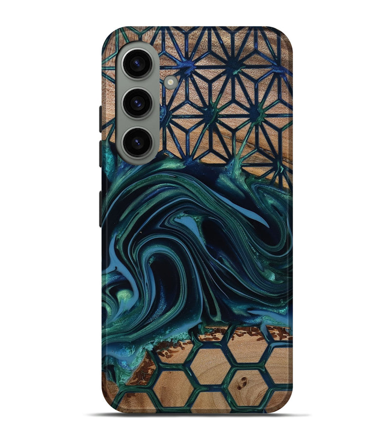 Galaxy S24 Plus Wood Live Edge Phone Case - Rhianna (Pattern, 818020)
