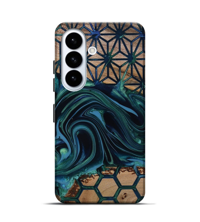 Galaxy S26 Wood Live Edge Phone Case - Rhianna (Pattern, 818020)