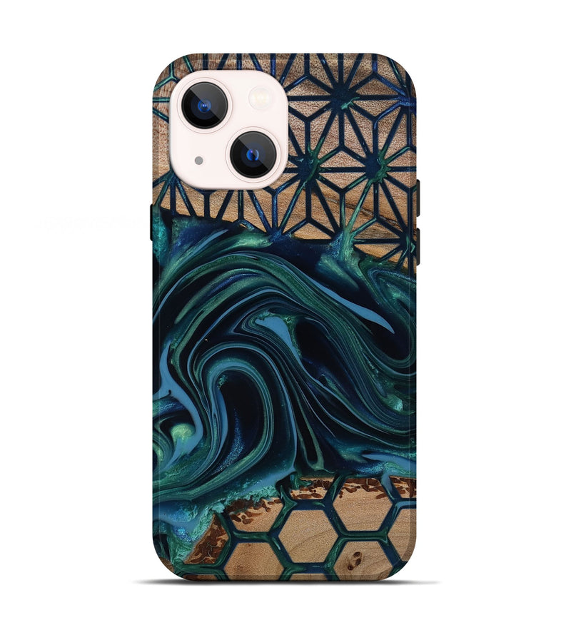 iPhone 13 Wood Live Edge Phone Case - Rhianna (Pattern, 818020)