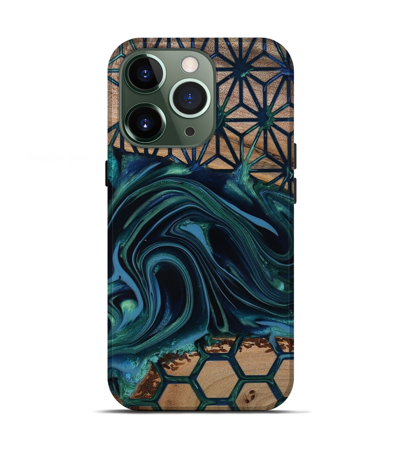 iPhone 13 Pro Wood Live Edge Phone Case - Rhianna (Pattern, 818020)