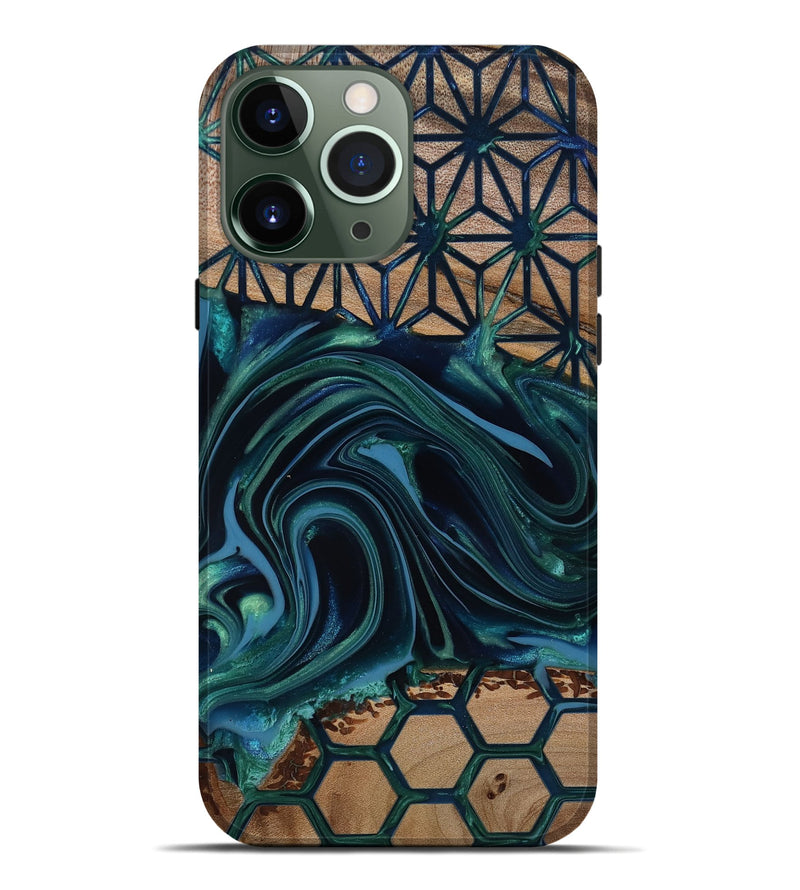 iPhone 13 Pro Max Wood Live Edge Phone Case - Rhianna (Pattern, 818020)