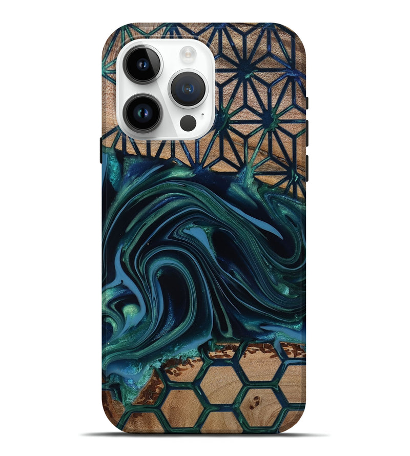iPhone 15 Pro Max Wood Live Edge Phone Case - Rhianna (Pattern, 818020)