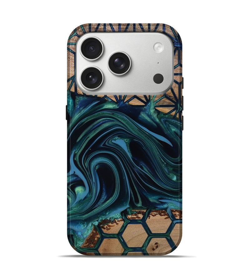 iPhone 17 Pro Wood Live Edge Phone Case - Rhianna (Pattern, 818020)