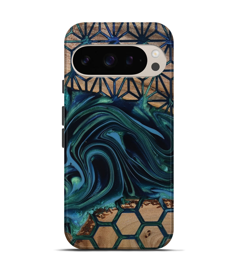 Pixel 9 Pro Wood Live Edge Phone Case - Rhianna (Pattern, 818020)