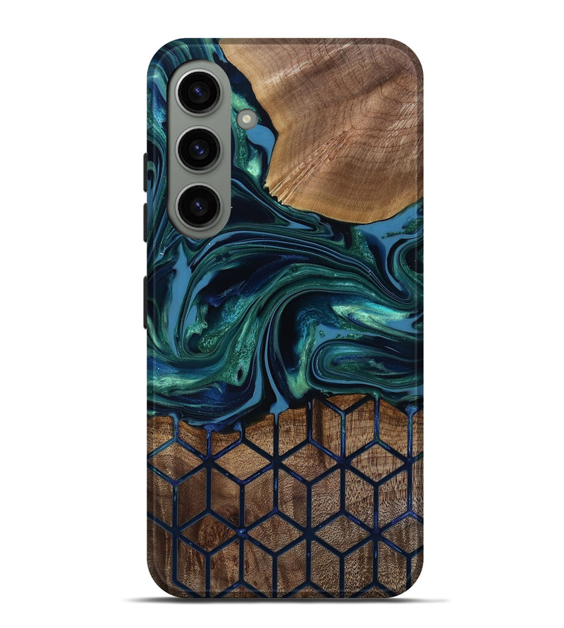 Galaxy S24 Plus Wood Live Edge Phone Case - Myrtice (Pattern, 818023)