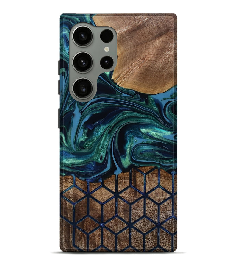 Galaxy S24 Ultra Wood Live Edge Phone Case - Myrtice (Pattern, 818023)