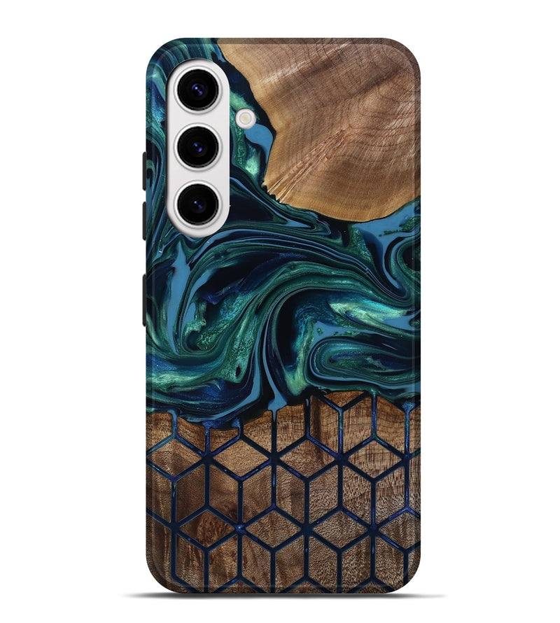 Galaxy S25 Plus Wood Live Edge Phone Case - Myrtice (Pattern, 818023)