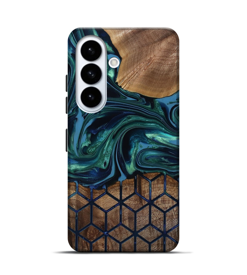 Galaxy S26 Wood Live Edge Phone Case - Myrtice (Pattern, 818023)