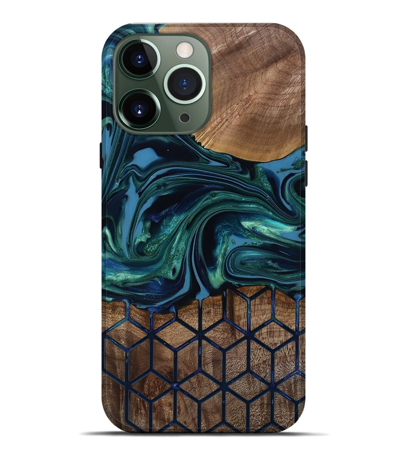 iPhone 13 Pro Max Wood Live Edge Phone Case - Myrtice (Pattern, 818023)