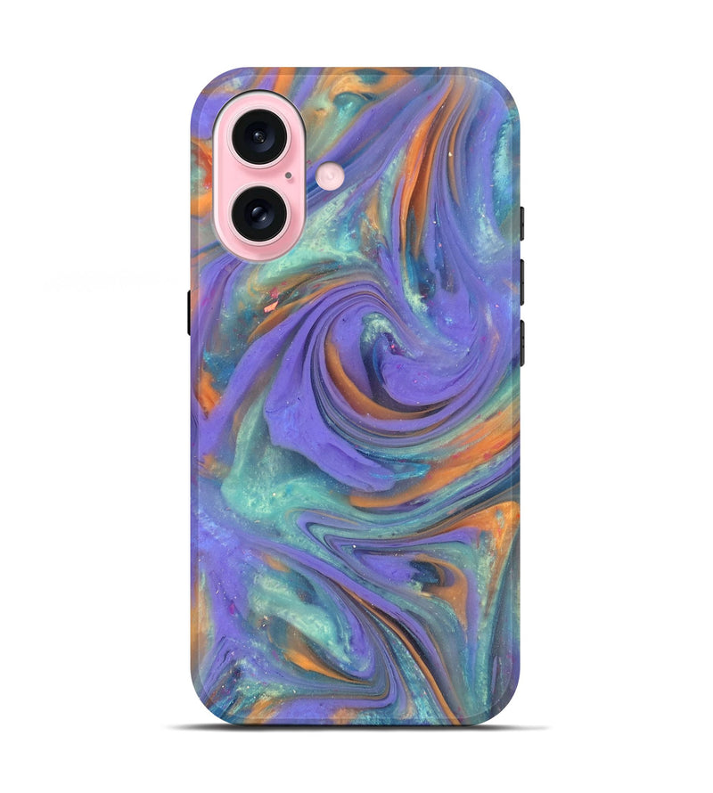 iPhone 17 ResinArt Live Edge Phone Case - Regina (Purple, 818024)