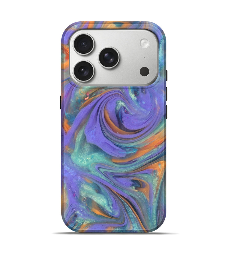 iPhone 17 Pro ResinArt Live Edge Phone Case - Regina (Purple, 818024)