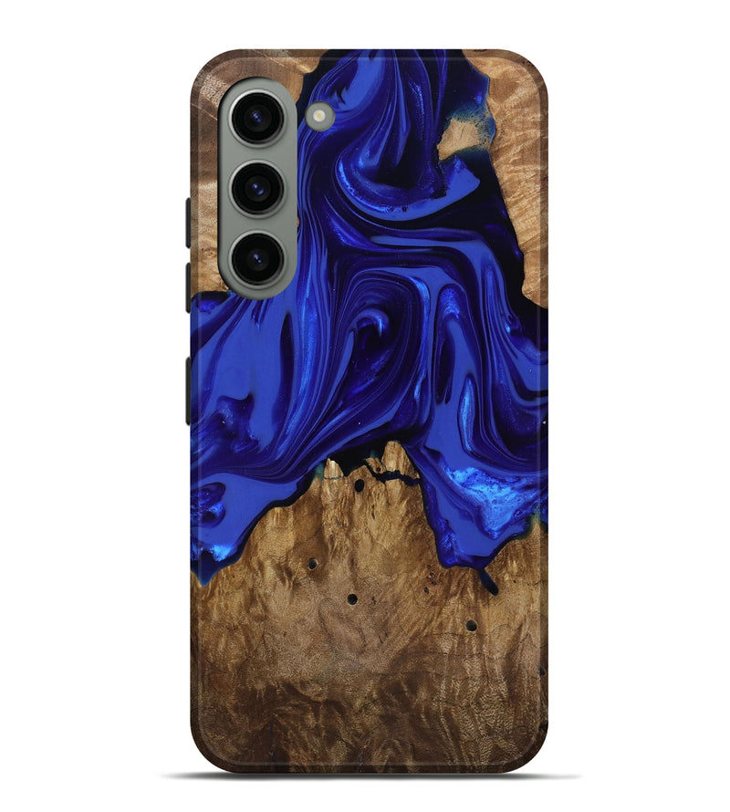 Galaxy S23 Plus Wood Live Edge Phone Case - Rogers (Blue, 818032)