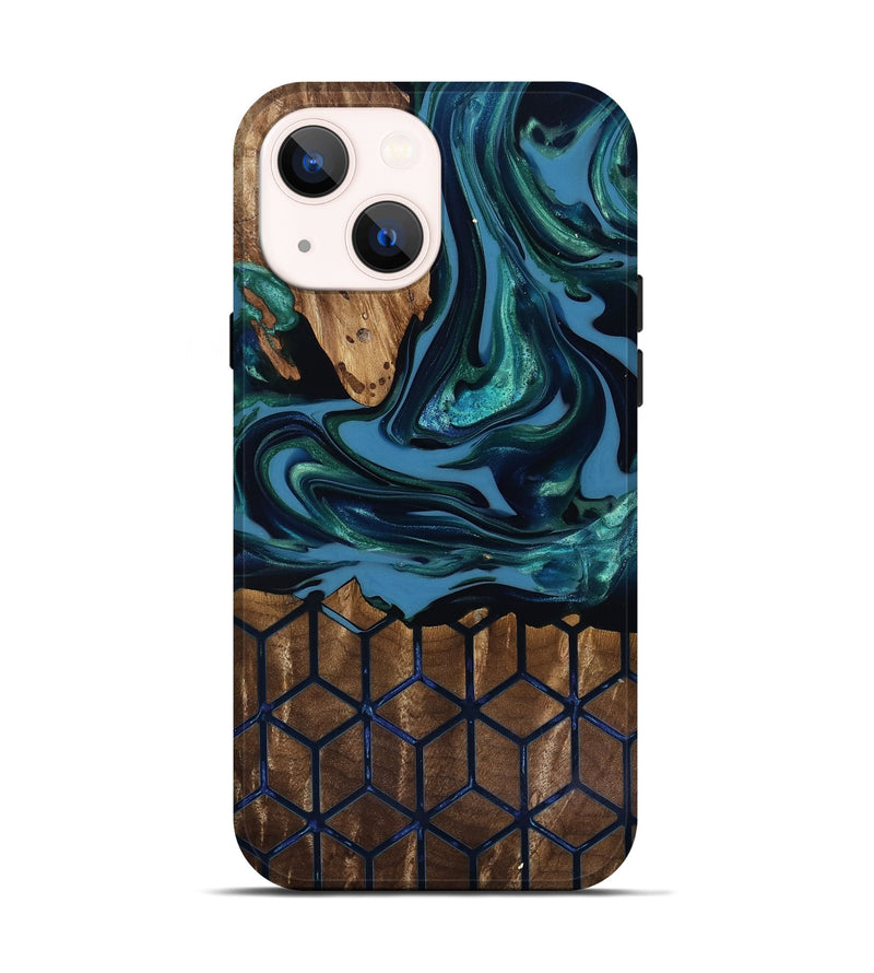 iPhone 14 Wood Live Edge Phone Case - Westley (Pattern, 818039)