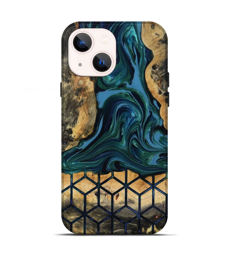 iPhone 13 Wood Live Edge Phone Case - Nona (Pattern, 818040)