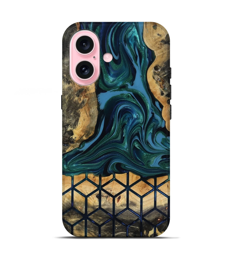 iPhone 17 Wood Live Edge Phone Case - Nona (Pattern, 818040)