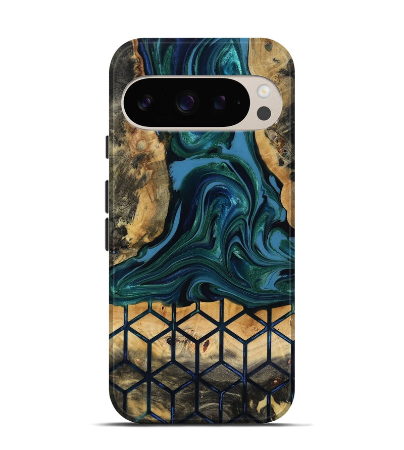 Pixel 9 Wood Live Edge Phone Case - Nona (Pattern, 818040)