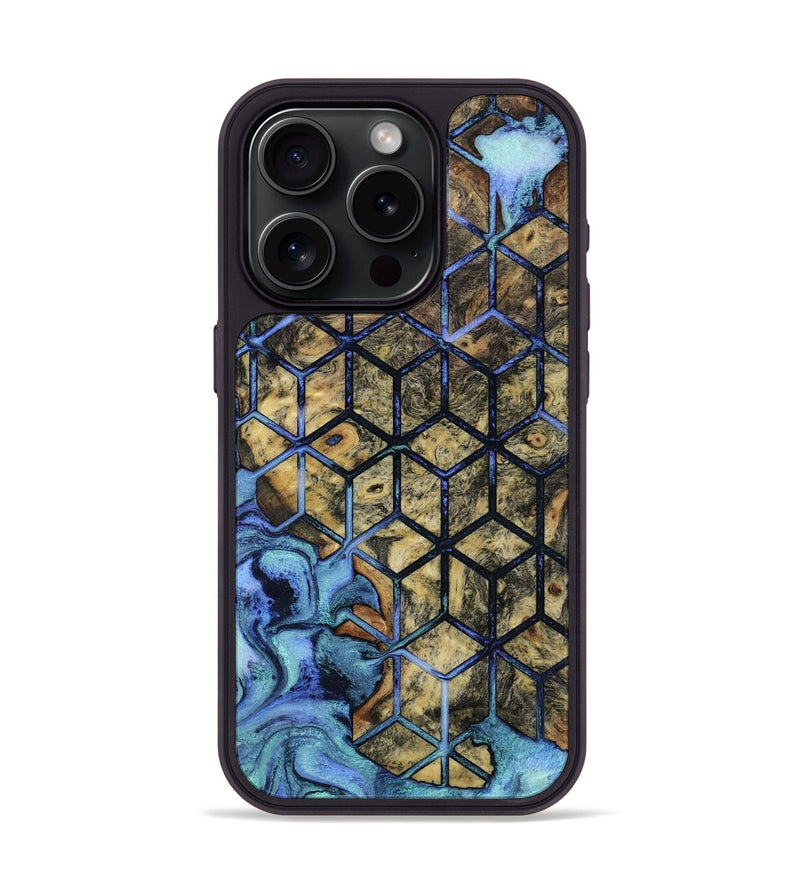 iPhone 15 Pro Wood Phone Case - Jazlyn (Pattern, 818044)