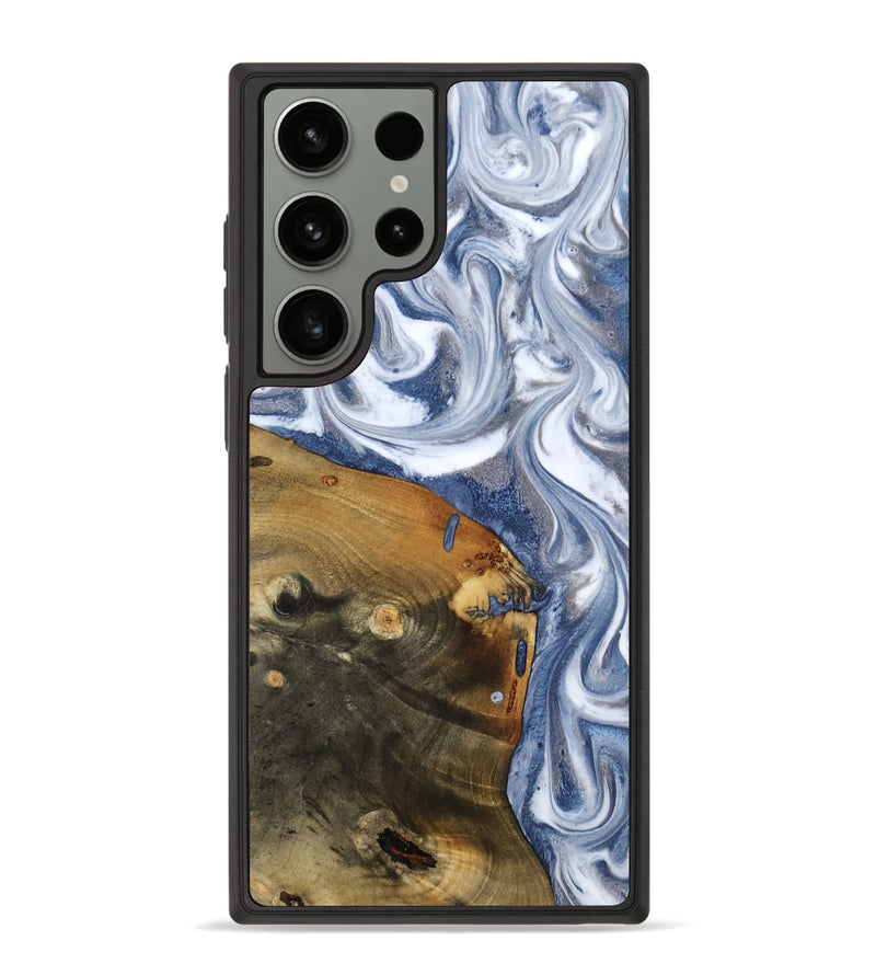 Galaxy S23 Ultra Wood Phone Case - Dario (Blue, 818047)