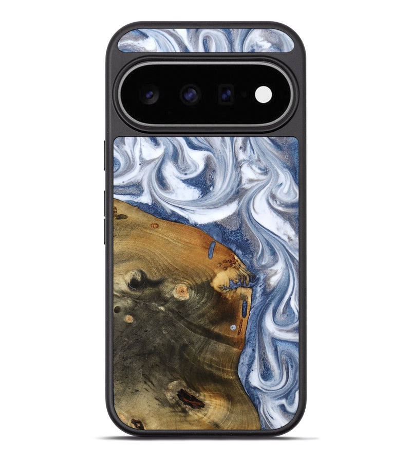 Pixel 11 Pro XL Wood Phone Case - Dario (Blue, 818047)