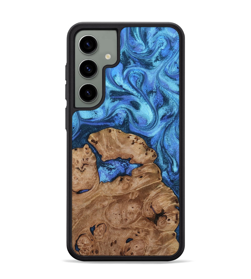 Galaxy S24 Plus Wood Phone Case - Edythe (Blue, 818049)