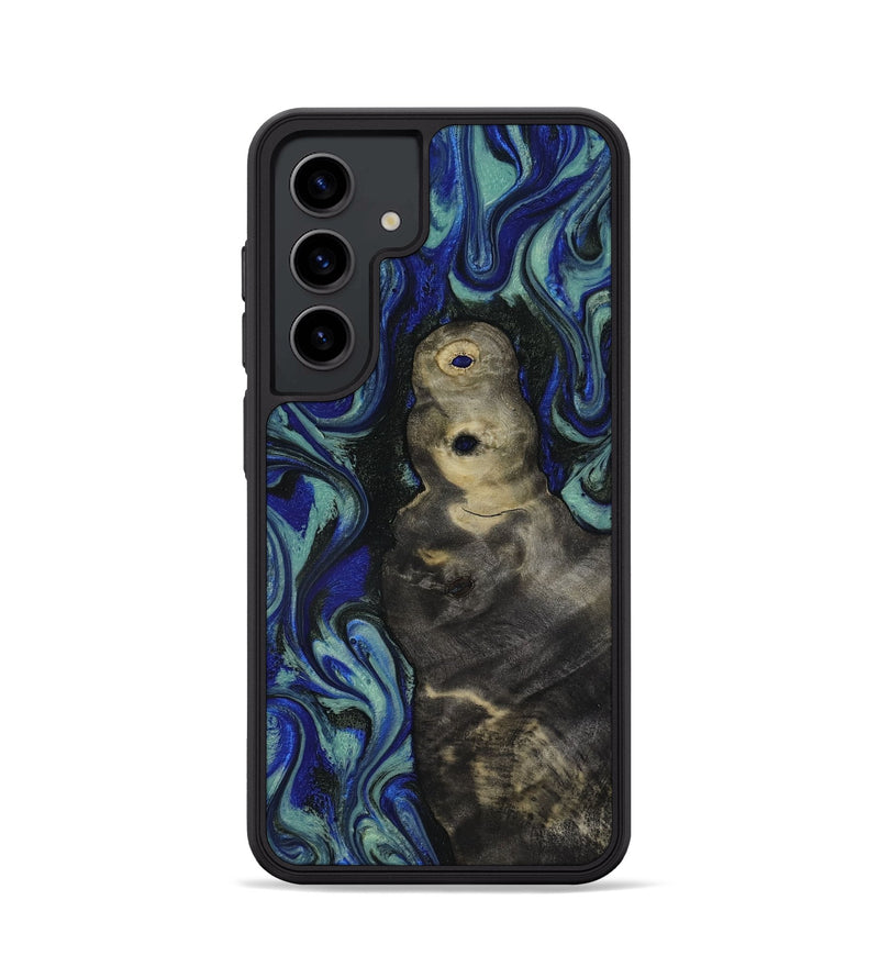 Galaxy S24 Wood Phone Case - Alaiya (Blue, 818050)