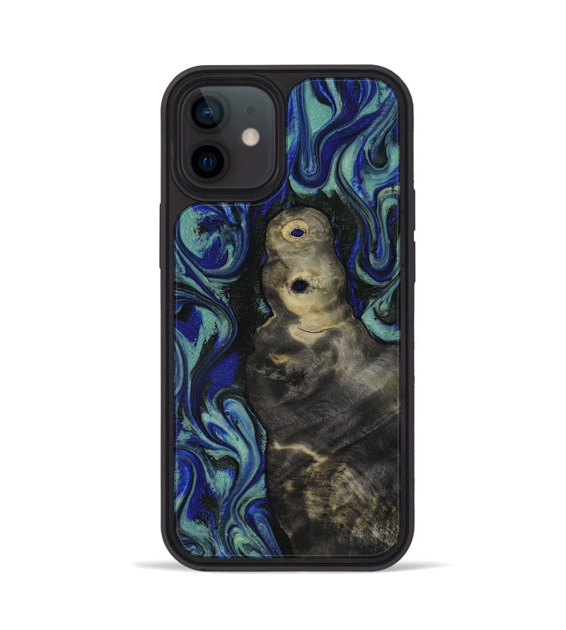 iPhone 12 Wood Phone Case - Alaiya (Blue, 818050)