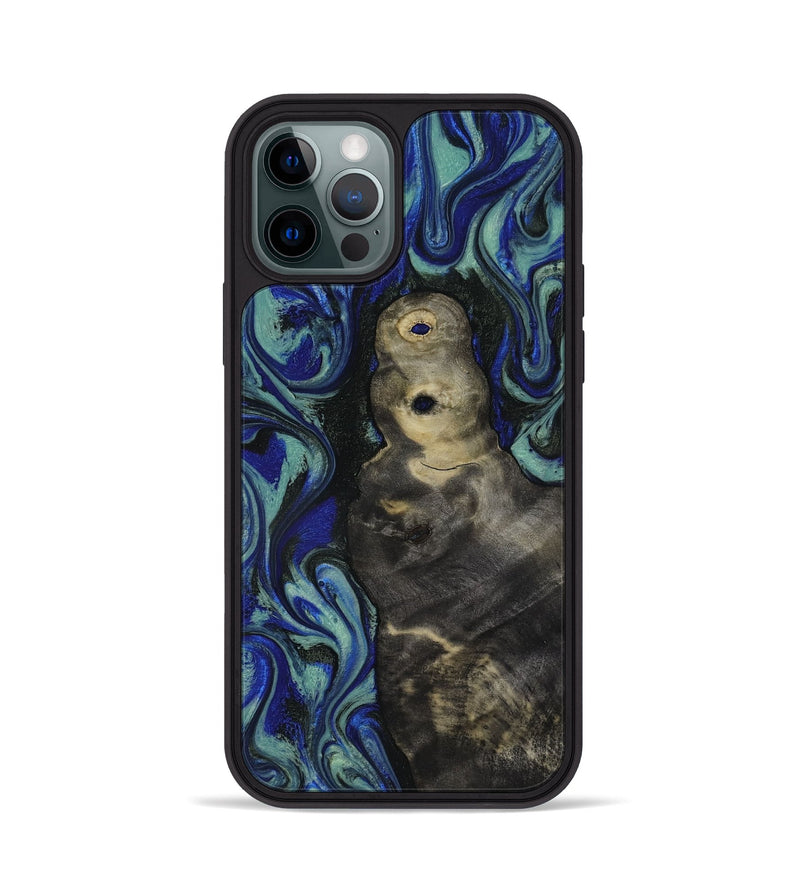 iPhone 12 Pro Wood Phone Case - Alaiya (Blue, 818050)
