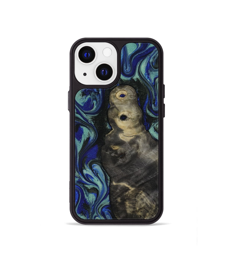 iPhone 13 mini Wood Phone Case - Alaiya (Blue, 818050)