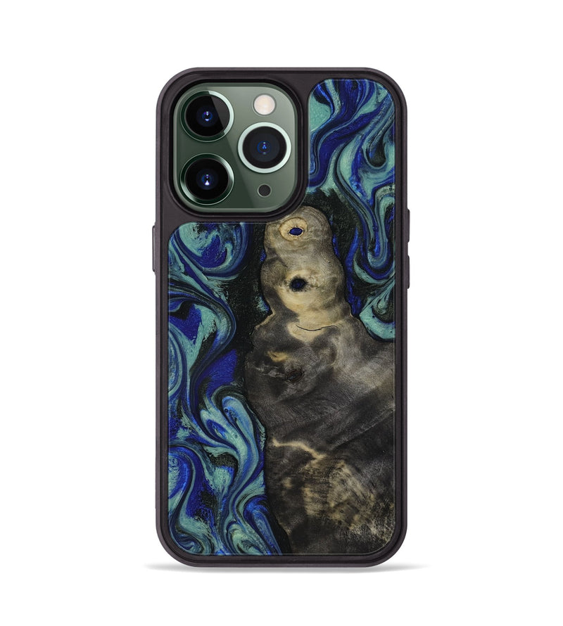 iPhone 13 Pro Wood Phone Case - Alaiya (Blue, 818050)