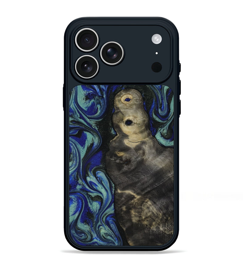 iPhone 17 Pro Max Wood Phone Case - Alaiya (Blue, 818050)